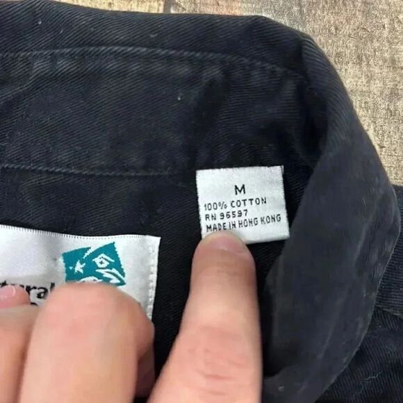 Vintage Natural Wonders Dream Catcher Bear Embroidered Button Down Shirt Size M - Picture 8 of 11